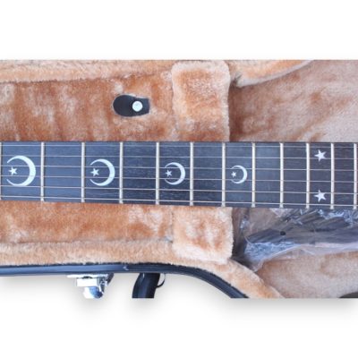 Custom Obsidian Kirk Hammett Ouija Black Good Bye Electric Guitar Natural Maple Finish Neck - Image 3