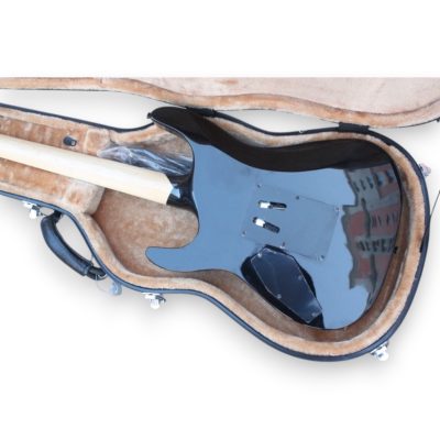 Custom Obsidian Kirk Hammett Ouija Black Good Bye Electric Guitar Natural Maple Finish Neck - Image 12