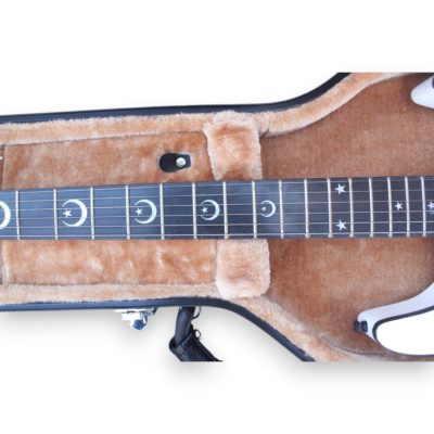 Custom Obsidian Kirk Hammett Ouija White Good Bye Electric Guitar Natural Maple Finish Neck - Image 5