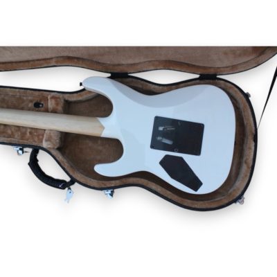 Custom Obsidian Kirk Hammett Ouija White Good Bye Electric Guitar Natural Maple Finish Neck - Image 11