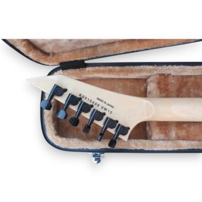 Custom Obsidian Kirk Hammett Ouija White Good Bye Electric Guitar Natural Maple Finish Neck - Image 6