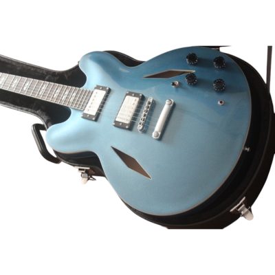 Custom Crown DG335 Dave Grohl Pelham Blue Diamond  6 String Electric Guitar - Image 4