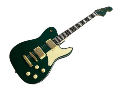 Custom Regent Paranormal Troublemaker Deluxe Cadillac Green Guitar - Image 2