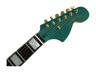 Custom Regent Paranormal Troublemaker Deluxe Cadillac Green Guitar - Image 4