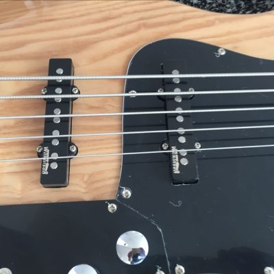 Custom Regent Ash Wood Miller 5 String Jazz Bass Marcus Maple Fretboard - Image 9