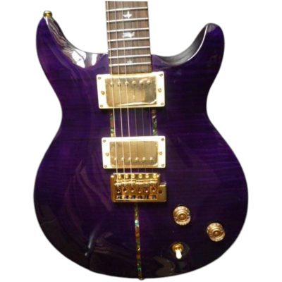 Custom Monarch Santana Purple Burst Amethyst Violet Electric Guitar