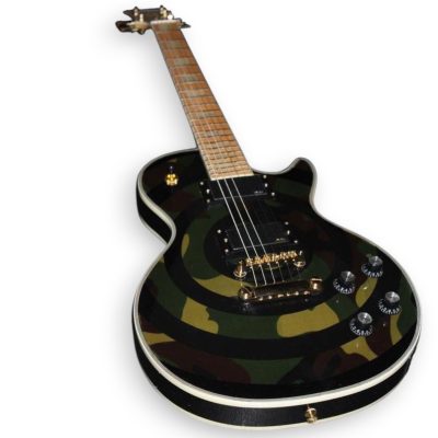 Custom Crown Camo Bullseye Zakk Wylde Electric Guitar - Image 6