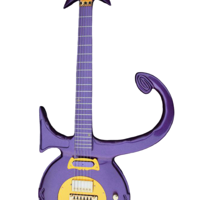Custom Ember Prince Love Symbol Gloss Violet Purple Tremolo Electric Guitar