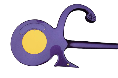 Custom Ember Prince Love Symbol Gloss Violet Purple Tremolo Electric Guitar - Image 5