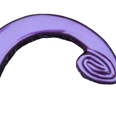Custom Ember Prince Love Symbol Gloss Violet Purple Tremolo Electric Guitar - Image 6