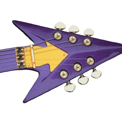 Custom Ember Prince Love Symbol Gloss Violet Purple Tremolo Electric Guitar - Image 7