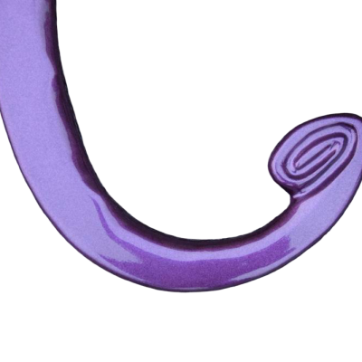 Custom Ember Prince Love Symbol Gloss Violet Purple Tremolo Electric Guitar - Image 9