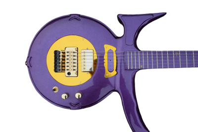 Custom Ember Prince Love Symbol Gloss Violet Purple Tremolo Electric Guitar - Image 10