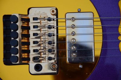 Custom Ember Prince Love Symbol Gloss Violet Purple Tremolo Electric Guitar - Image 2
