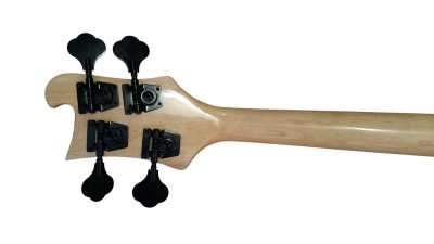 Custom Nova 4003W Walnut Natural Black Hardware 4 String Bass - Image 3
