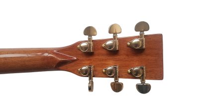 Custom Vertex 1833 D45 Solid Koa Top Ply Koa Back And Sides Acoustic Electric Guitar - Image 2