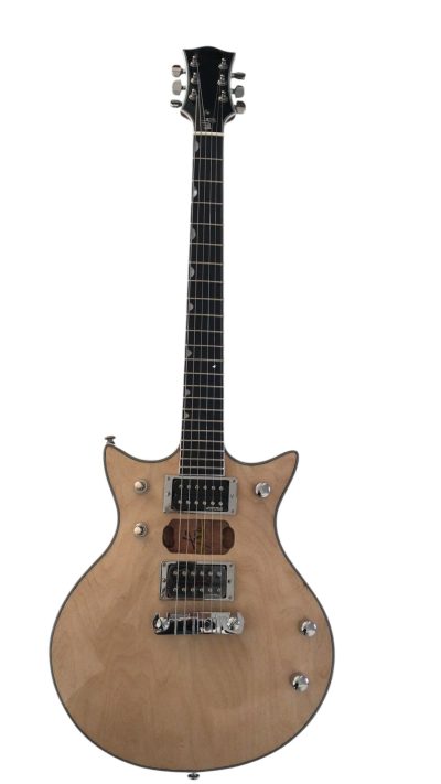 Custom Sovereign G6131-MY Malcolm Young Jet Natural Finish Maple Modified Pickups G6131MYF Guitar - Image 4