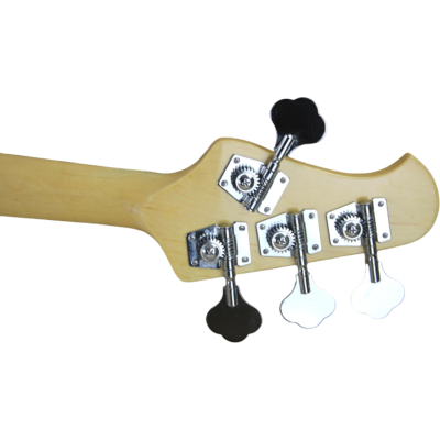 Custom Aether Sting Teal Burst Ray 4 String Bass Dual Humbucking Pickup - Image 5