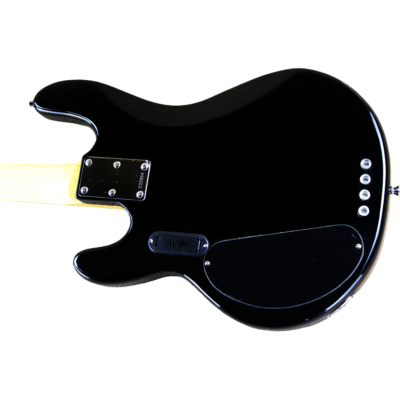 Custom Aether Sting Teal Burst Ray 4 String Bass Dual Humbucking Pickup - Image 6
