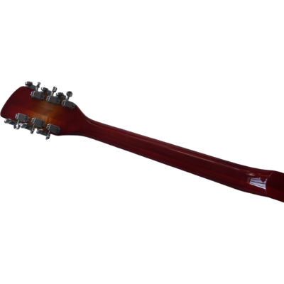 Custom Nova Slash Soundhole Cherry Fireglo 360 George 12 String Guitar - Image 5