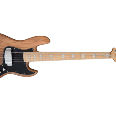 Custom Regent Ash Wood Miller 5 String Bass Marcus Maple Fretboard - Image 2