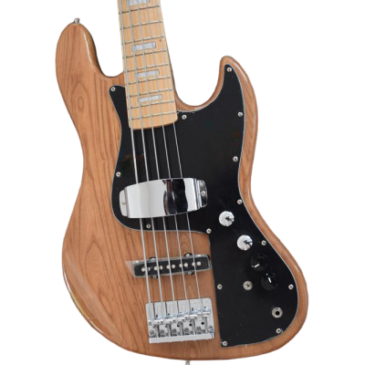 Custom Regent Ash Wood Miller 5 String Bass Marcus Maple Fretboard