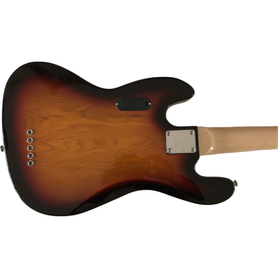 Custom Regent 3 Tone Sunburst Miller 5 String Jazz Bass Marcus Maple Fretboard - Image 5