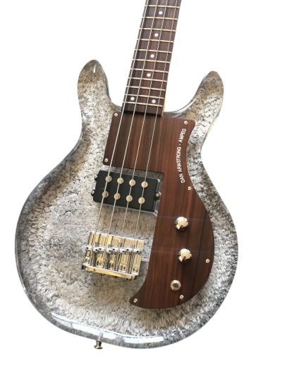 Custom Ametrine Lucite Dan Acrylic Plexiglass 1 Pickup 4 String Armstrong Bass - Image 5