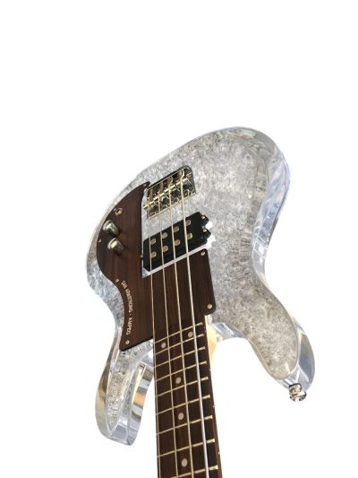 Custom Ametrine Lucite Dan Acrylic Plexiglass 1 Pickup 4 String Armstrong Bass - Image 6