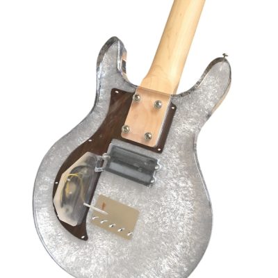 Custom Ametrine Lucite Dan Acrylic Plexiglass 1 Pickup 4 String Armstrong Bass - Image 9