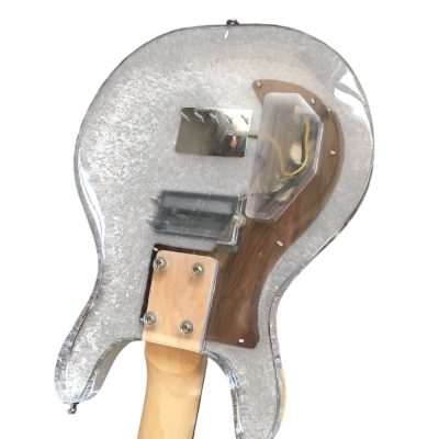 Custom Ametrine Lucite Dan Acrylic Plexiglass 1 Pickup 4 String Armstrong Bass - Image 10