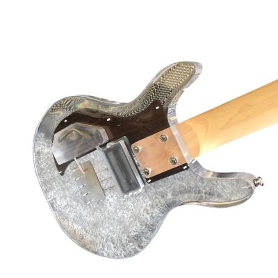 Custom Ametrine Lucite Dan Acrylic Plexiglass 1 Pickup 4 String Armstrong Bass - Image 12