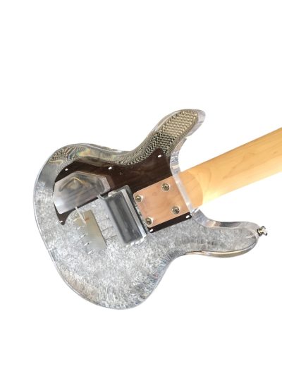 Custom Ametrine Lucite Dan Acrylic Plexiglass 1 Pickup 4 String Armstrong Bass - Image 12