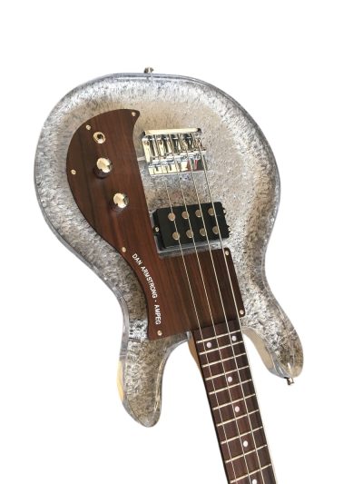 Custom Ametrine Lucite Dan Acrylic Plexiglass 1 Pickup 4 String Armstrong Bass - Image 14