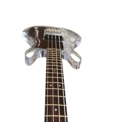 Custom Ametrine Lucite Dan Acrylic Plexiglass 1 Pickup 4 String Armstrong Bass - Image 15