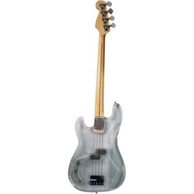 Custom Regent Plexiglass Acrylic Lucite Rosewood Fretboard Precision Bass - Image 4