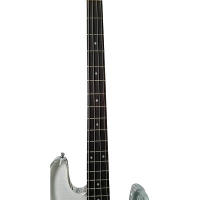 Custom Regent Plexiglass Acrylic Lucite Rosewood Fretboard Precision Bass - Image 7