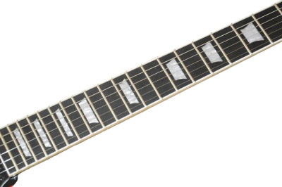 Custom Crown SG Black Red Stripe Black GT Poulsen 6 String Guitar - Image 4