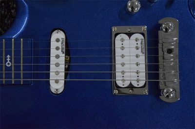 Custom Ember Prince Cloud Blue Angel 6 String Electric Guitar - Image 2