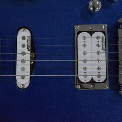 Custom Ember Prince Cloud Blue Angel 6 String Electric Guitar - Image 2