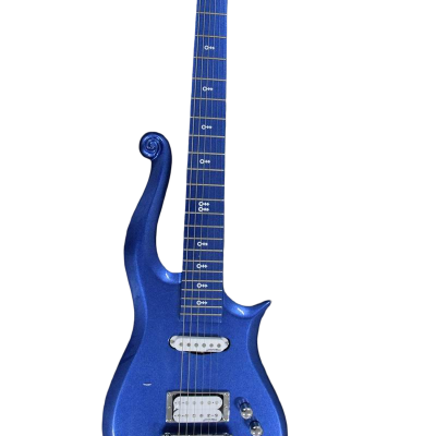 Custom Ember Prince Cloud Blue Angel 6 String Electric Guitar