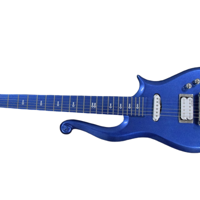 Custom Ember Prince Cloud Blue Angel 6 String Electric Guitar - Image 6