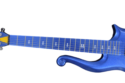 Custom Ember Prince Cloud Blue Angel 6 String Electric Guitar - Image 8