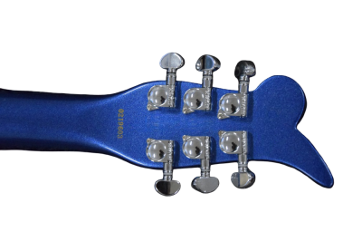 Custom Ember Prince Cloud Blue Angel 6 String Electric Guitar - Image 11