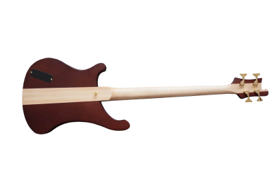 Custom Nova Lemmy Kilmister 4003 Stain Walnut Wood Carved Oak Leaves 4 String Bass - Image 8