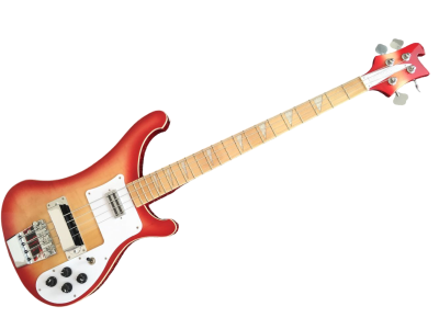 Custom Nova 4003 Cherry Fireglo Maple Wood 4 String Bass - Image 2