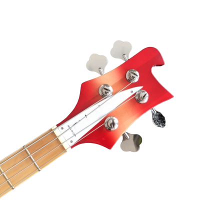 Custom Nova 4003 Cherry Fireglo Maple Wood 4 String Bass - Image 4