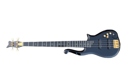 Custom Ember Prince Cloud Jet Black 4 String Bass - Image 2