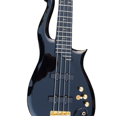 Custom Ember Prince Cloud Jet Black 4 String Bass