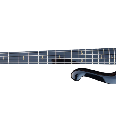 Custom Ember Prince Cloud Jet Black 4 String Bass - Image 4